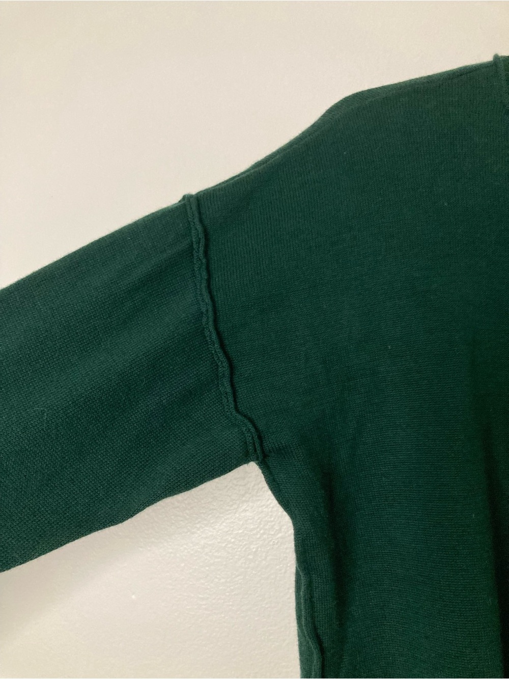 Wonderly Forest Green Crewneck Pullover Sweater Size S - Picture 4 of 6